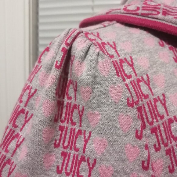 Juicy Couture Short Sleeve Zip Hoodie - Picture 3 of 7